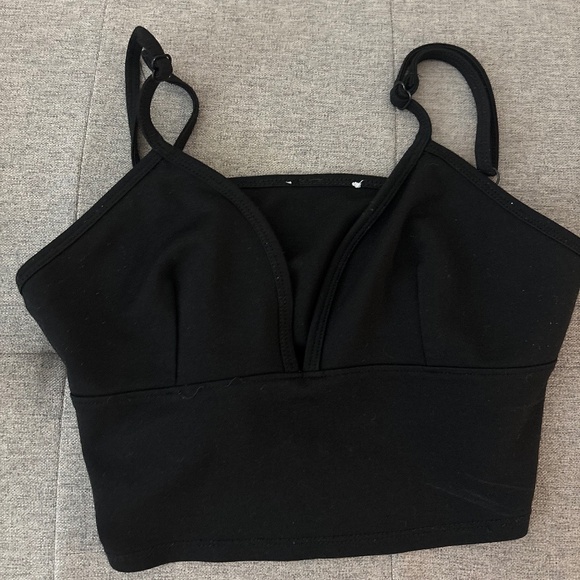 Tops - Black crop top